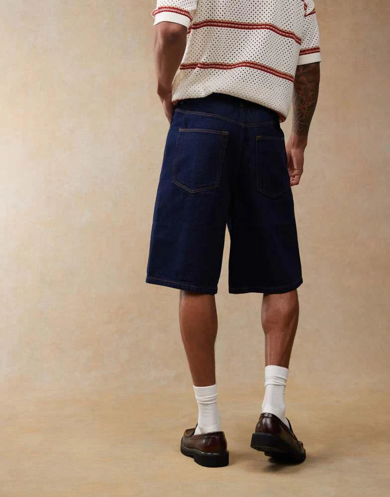 ASOS ASOS DESIGN longer length denim jort in indigo 5