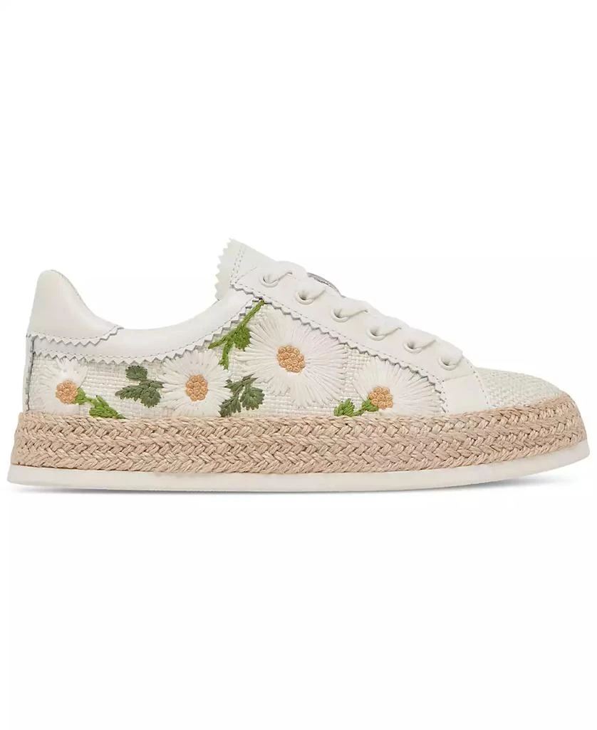 Dolce Vita Women's Azalia Floral Crochet Espadrille Lace-Up Sneakers 2