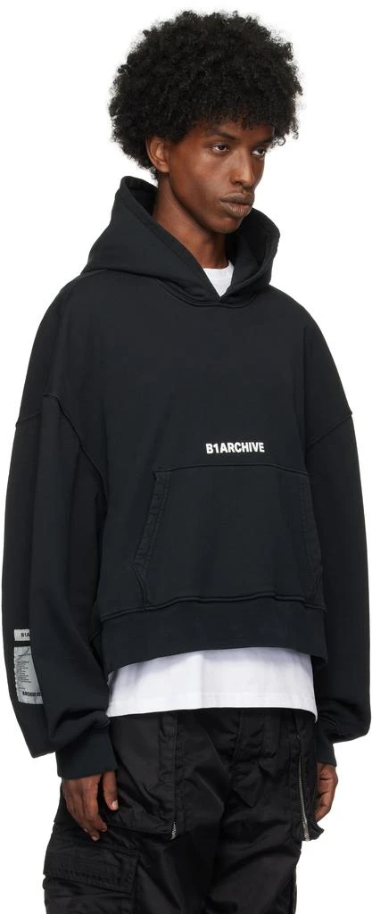 B1ARCHIVE Black Short Hoodie 2