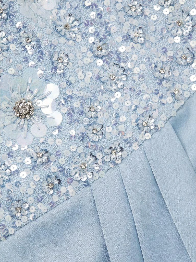 Aidan Mattox Beaded Off-the-Shoulder Column Gown 6