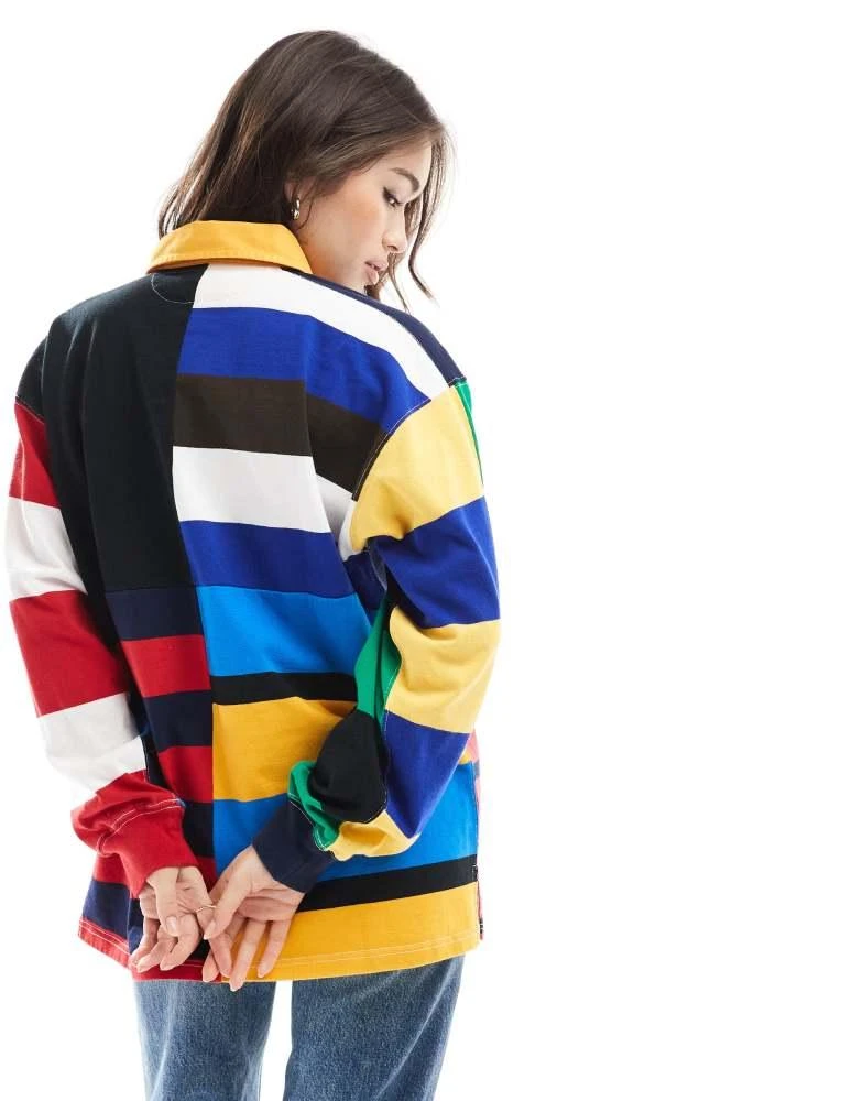 Ralph Lauren Polo Ralph Lauren multi striped rugby top with logo 4