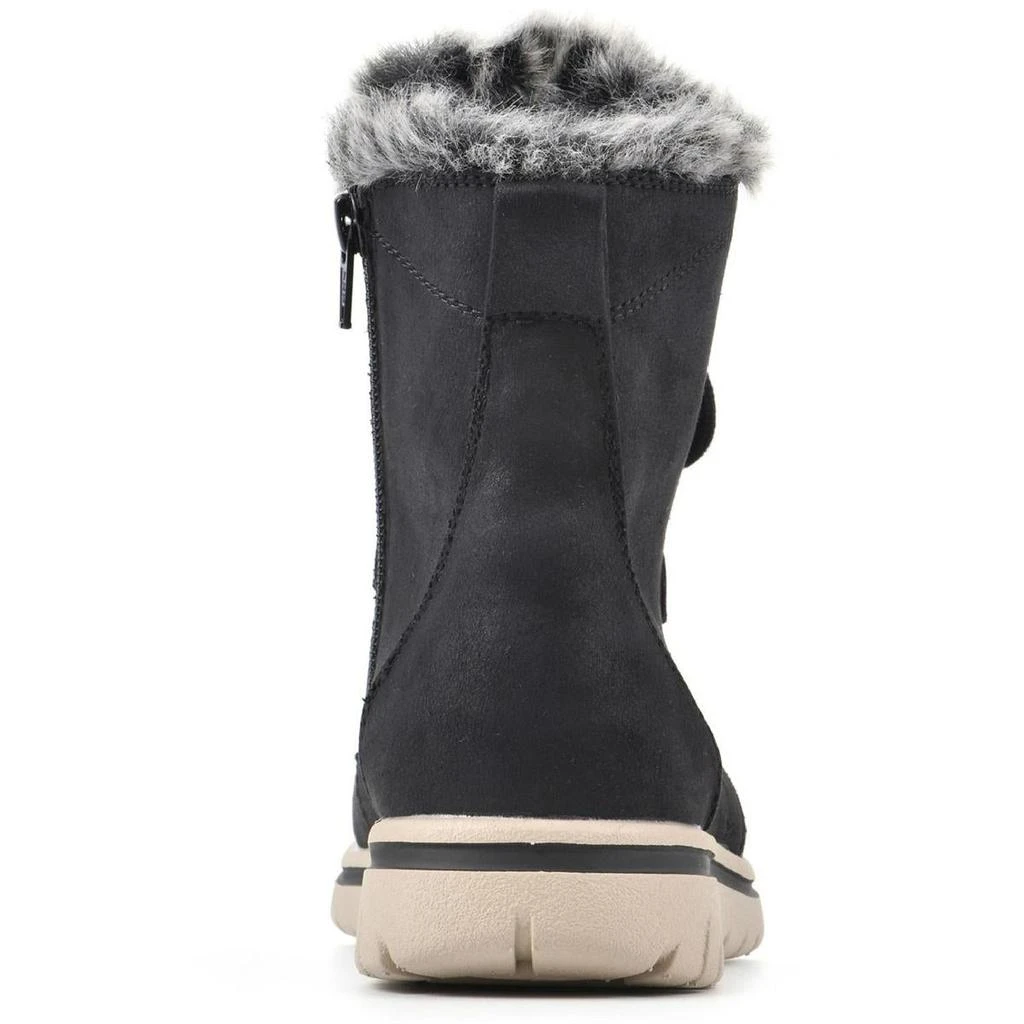 White Mountain Holly Womens Faux Leather Ankle Ankle Boots 3