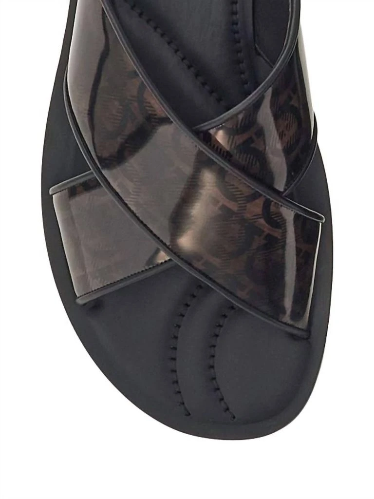 Salvatore Ferragamo Men
s Sion Criss-Cross Sandals In Caraway 4