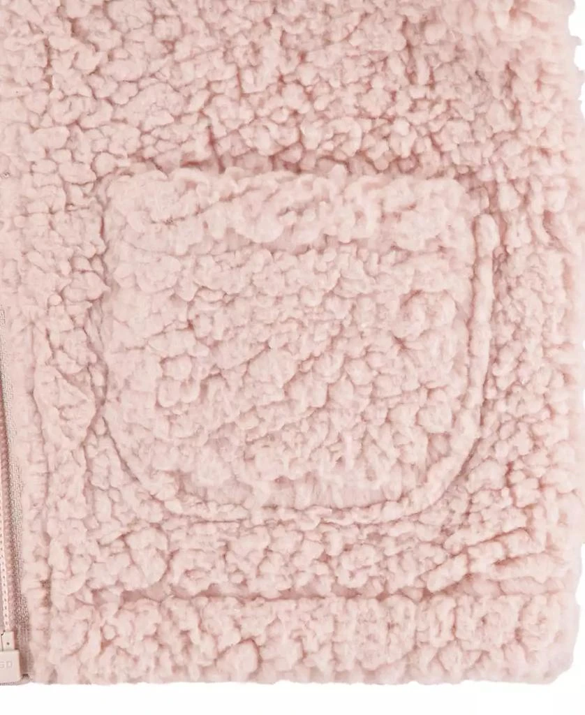 Huggies Baby Girls Sherpa Jacket, Bodysuit and Pants 3-Piece Set 3