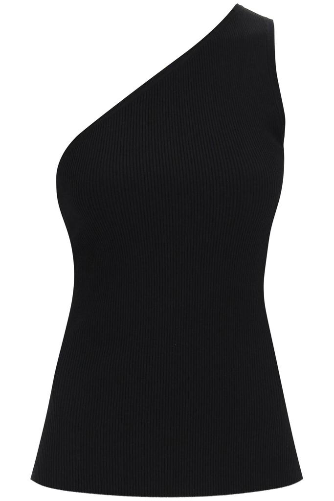 TOTEME Toteme one shoulder top in ribbed knit