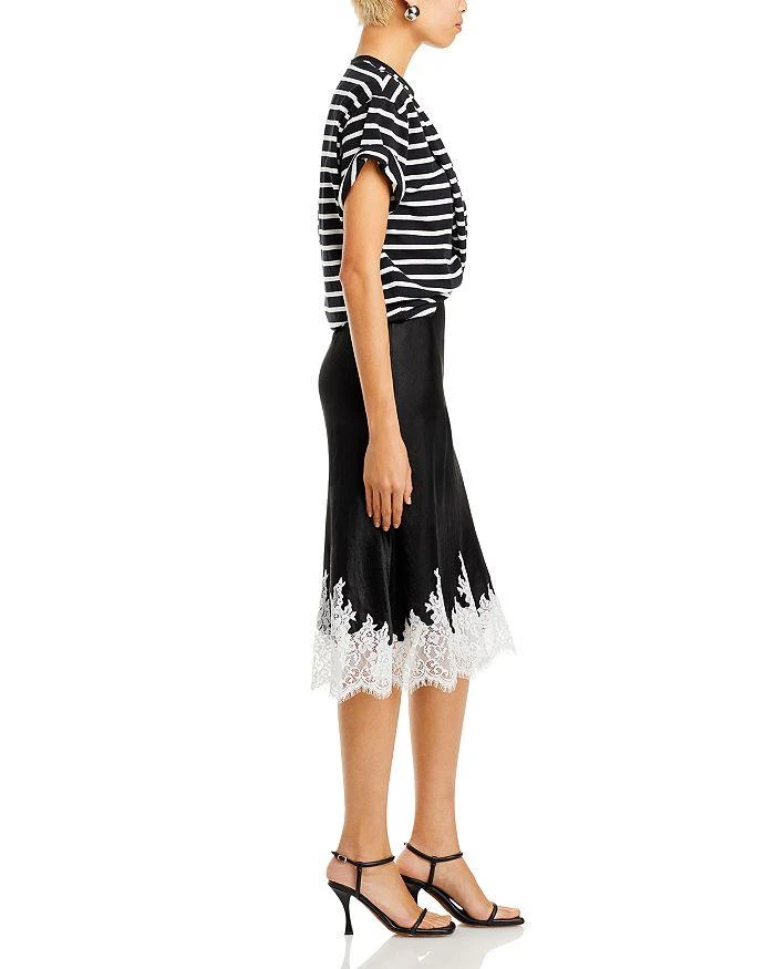 3.1 Phillip Lim Striped Draped T-Shirt Dress 5