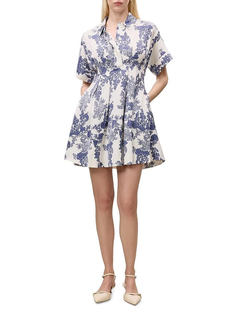 Rebecca Taylor Lena Toile Pleated Minidress 2