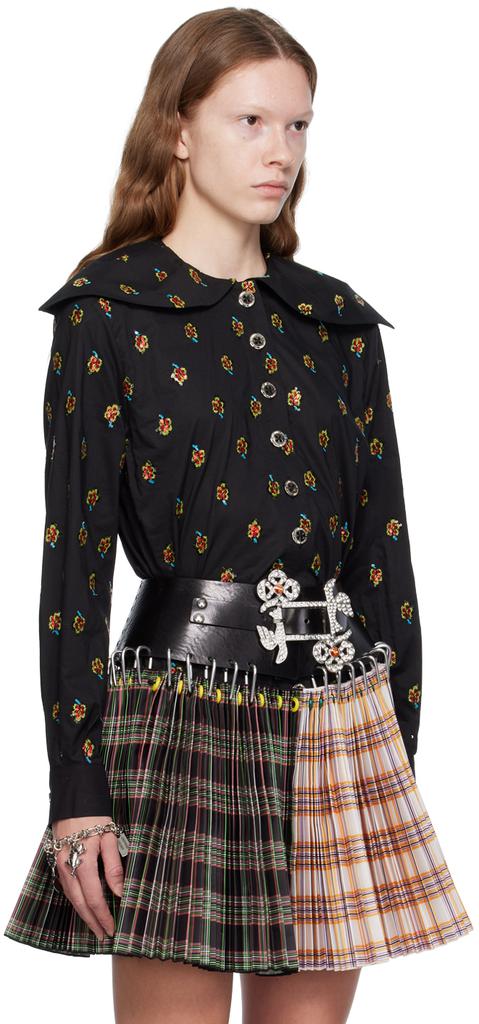 CHOPOVA LOWENA Black Corinthian Shirt