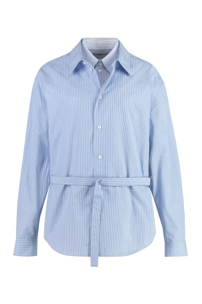Tod's Tod's Striped Double-Collared Shirt 1