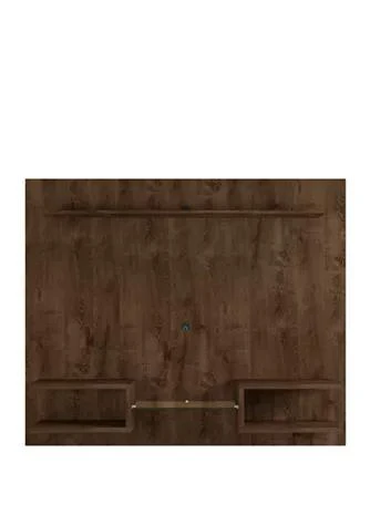 Manhattan Comfort Plaza 64.25" Floating Entertainment Center in Rustic Brown