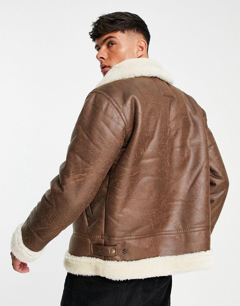 Alpha Industries JACKET B-3 BROWN