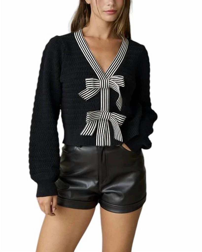 Papermoon Papermoon - Harper Bow Knit Top 2