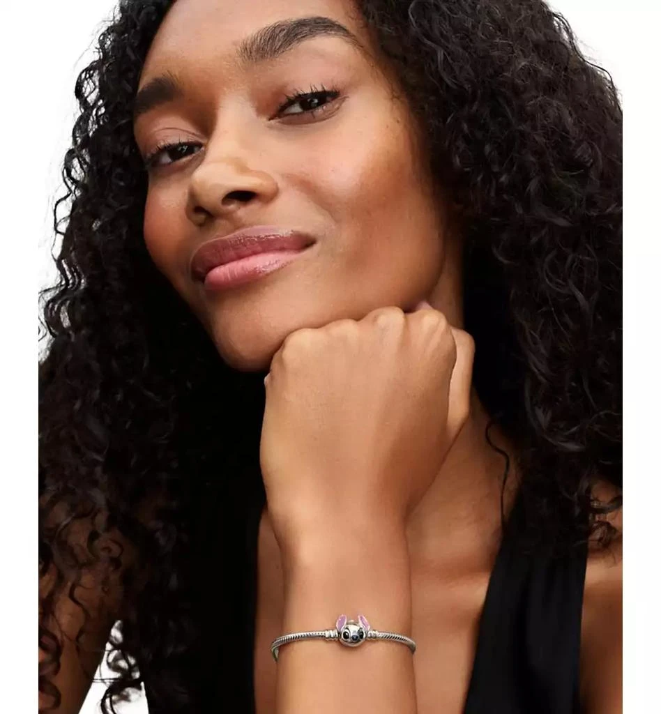 PANDORA Disney Stitch Snake Chain Bracelet 5