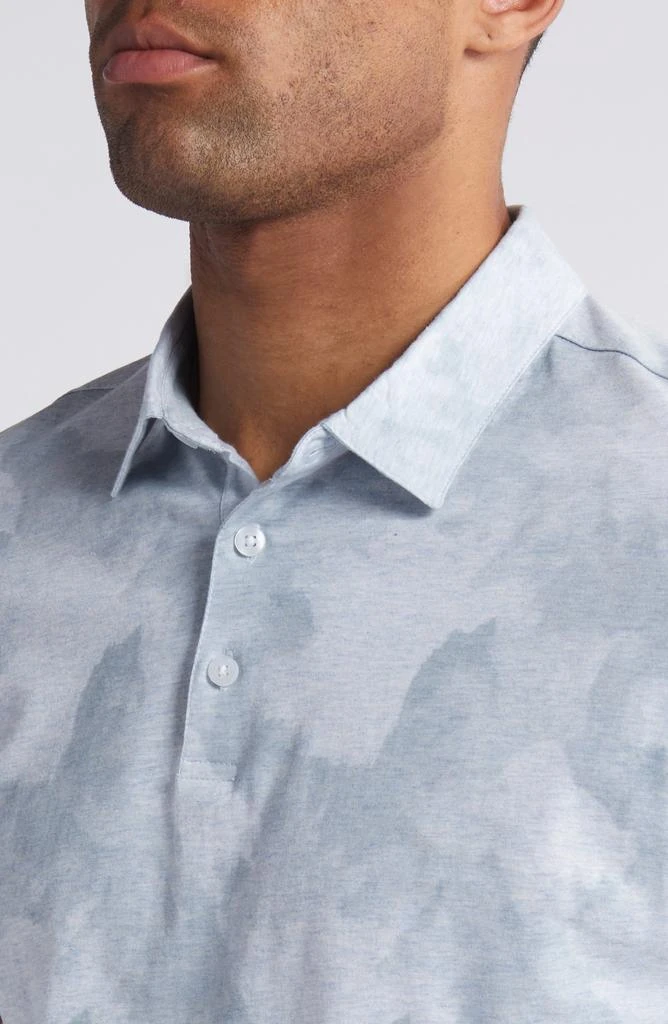 Robert Barakett Laing Slim Fit Cloud Print Polo 4