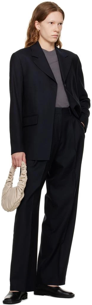 HOUSE OF DAGMAR Navy Valentina Trousers 4