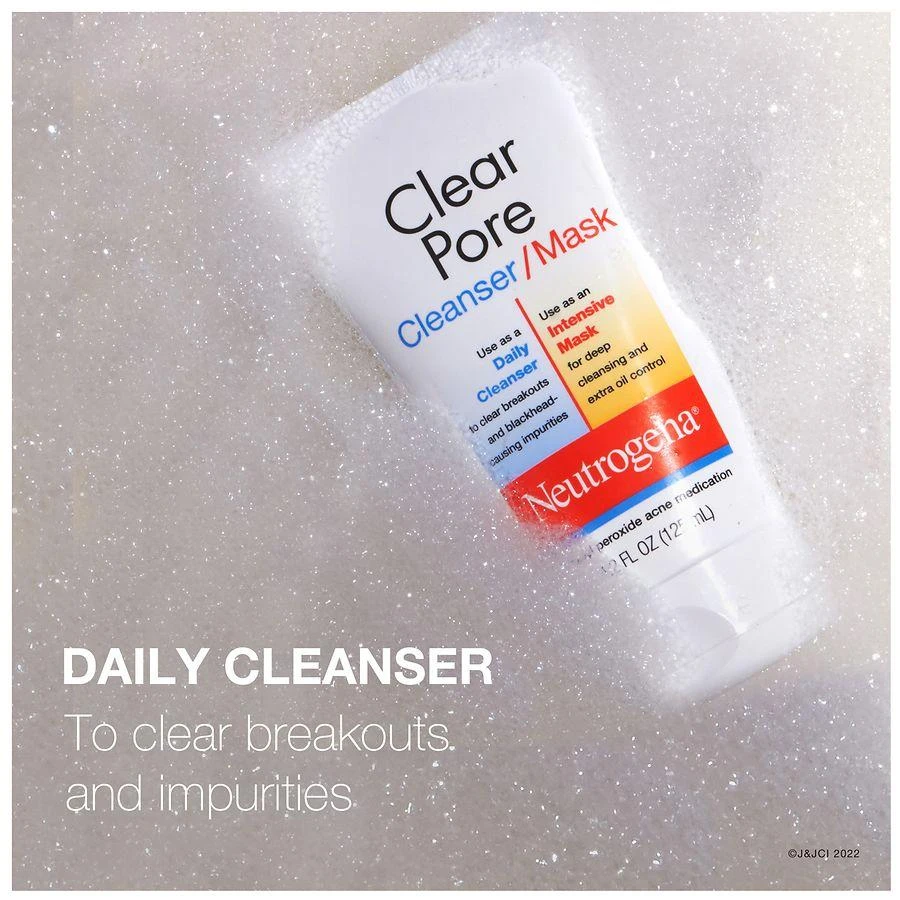 Neutrogena Clear Pore 2-In-1 Facial Cleanser & Clay Mask 9