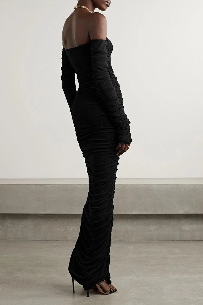 Altuzarra Trikera off-the-shoulder ruched stretch-jersey maxi dress 3