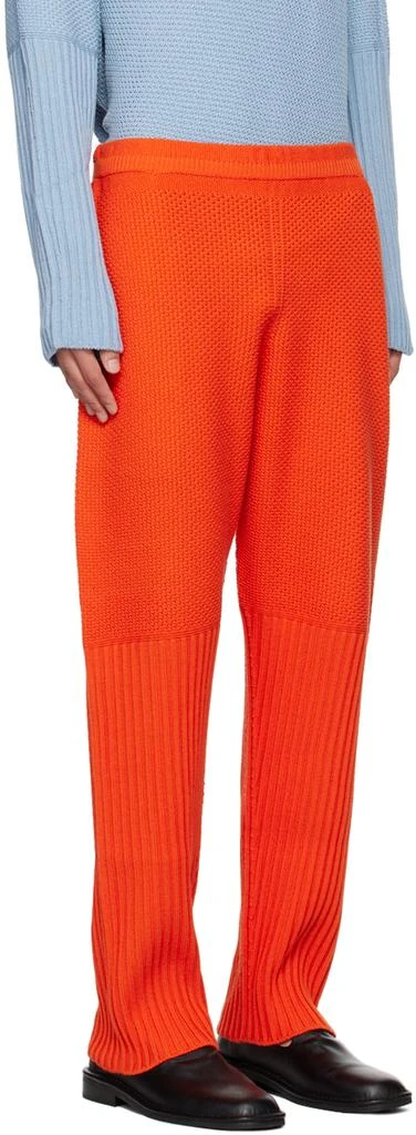 Homme Plissé Issey Miyake Orange Rustic Sweatpants 2