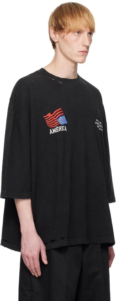 WILLY CHAVARRIA Black 'América Community Center' T-shirt 2