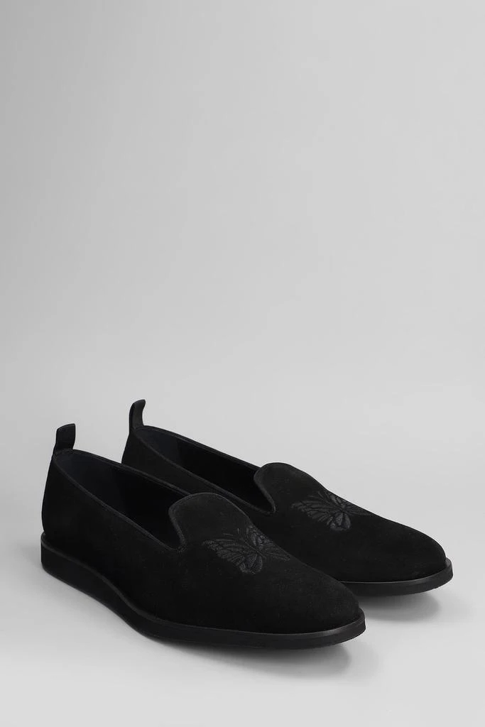 Needles Needles Motif Embroidered Loafers 3