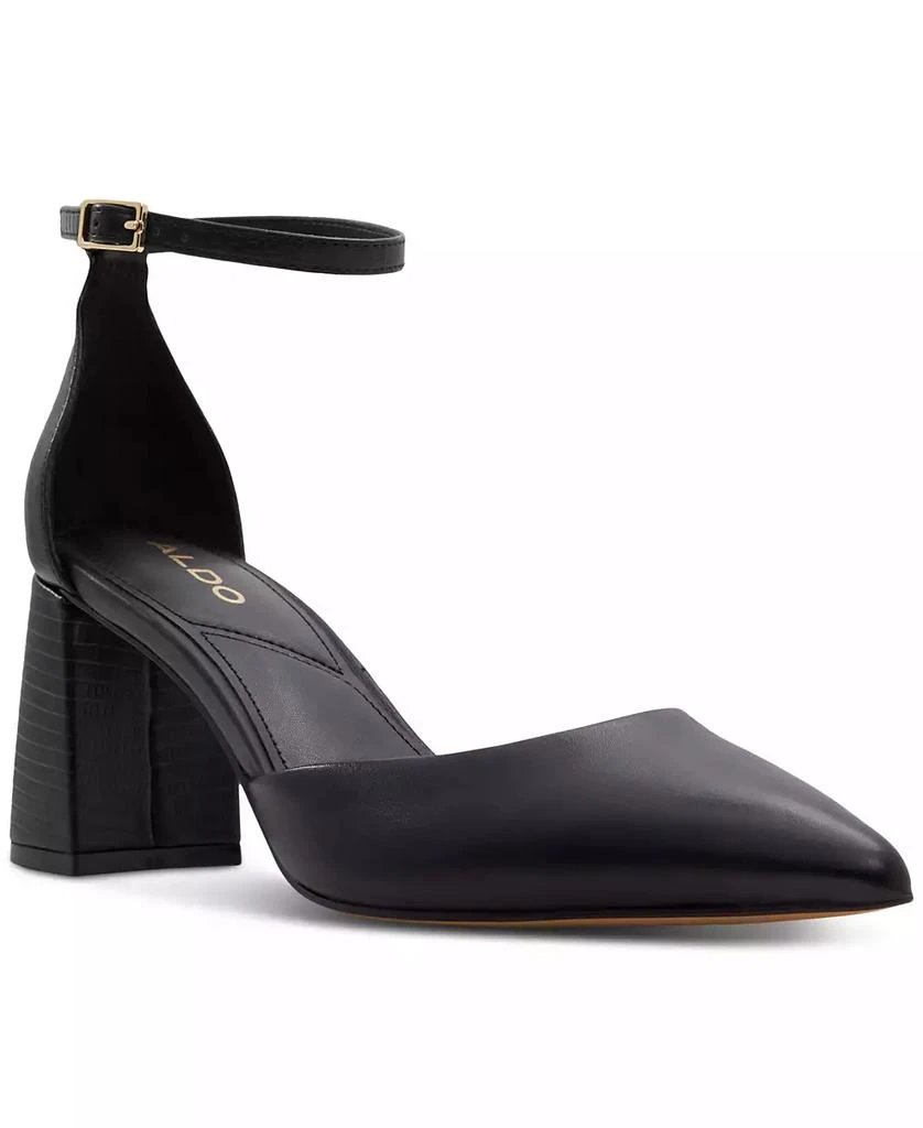 ALDO Women's Jan Pointed-Toe Ankle-Strap Block-Heel Pumps 1
