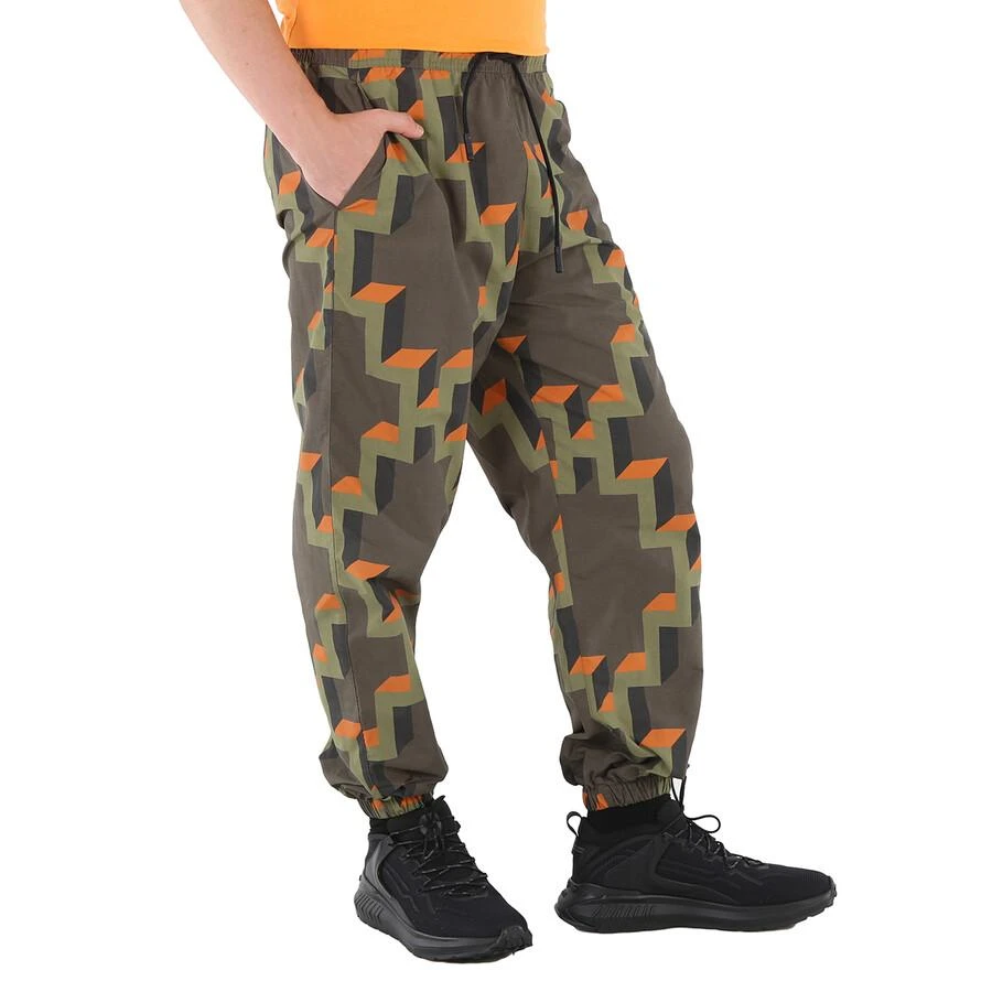 Marcelo Burlon Men
s Army Orange Cross Geometric-Print Joggers 2