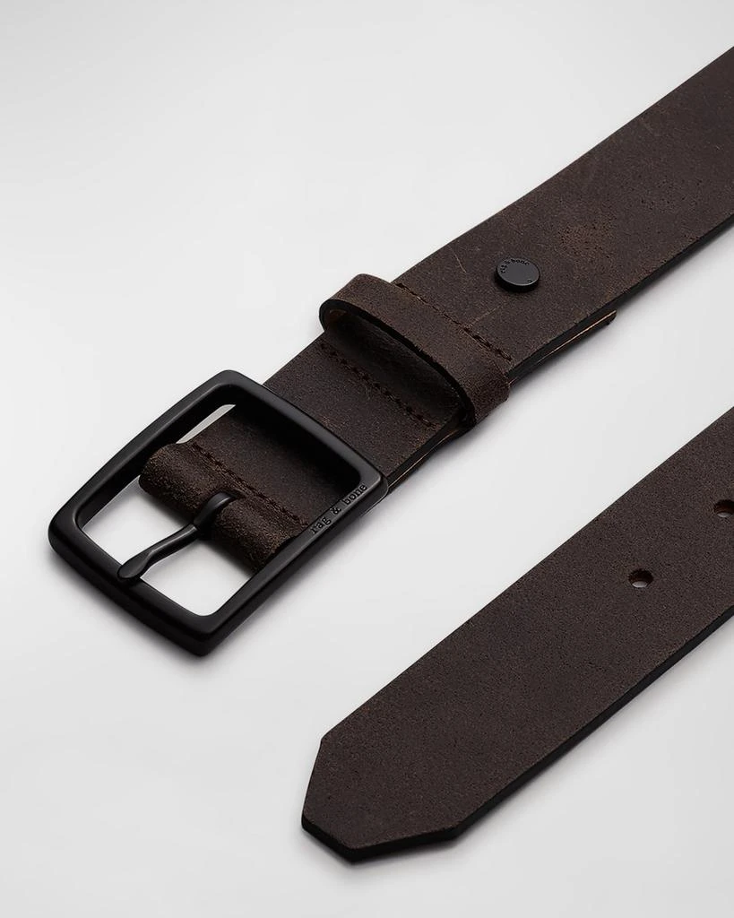 Rag & Bone Men's Rugged Leather Belt 3
