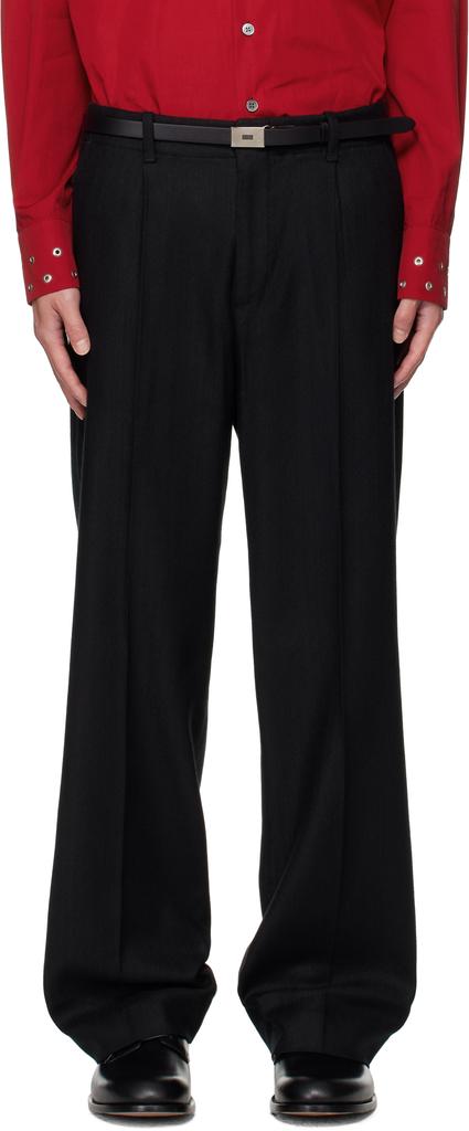 Shop WORK SHOP Emporio Armani Beige Carico Trousers on Sale