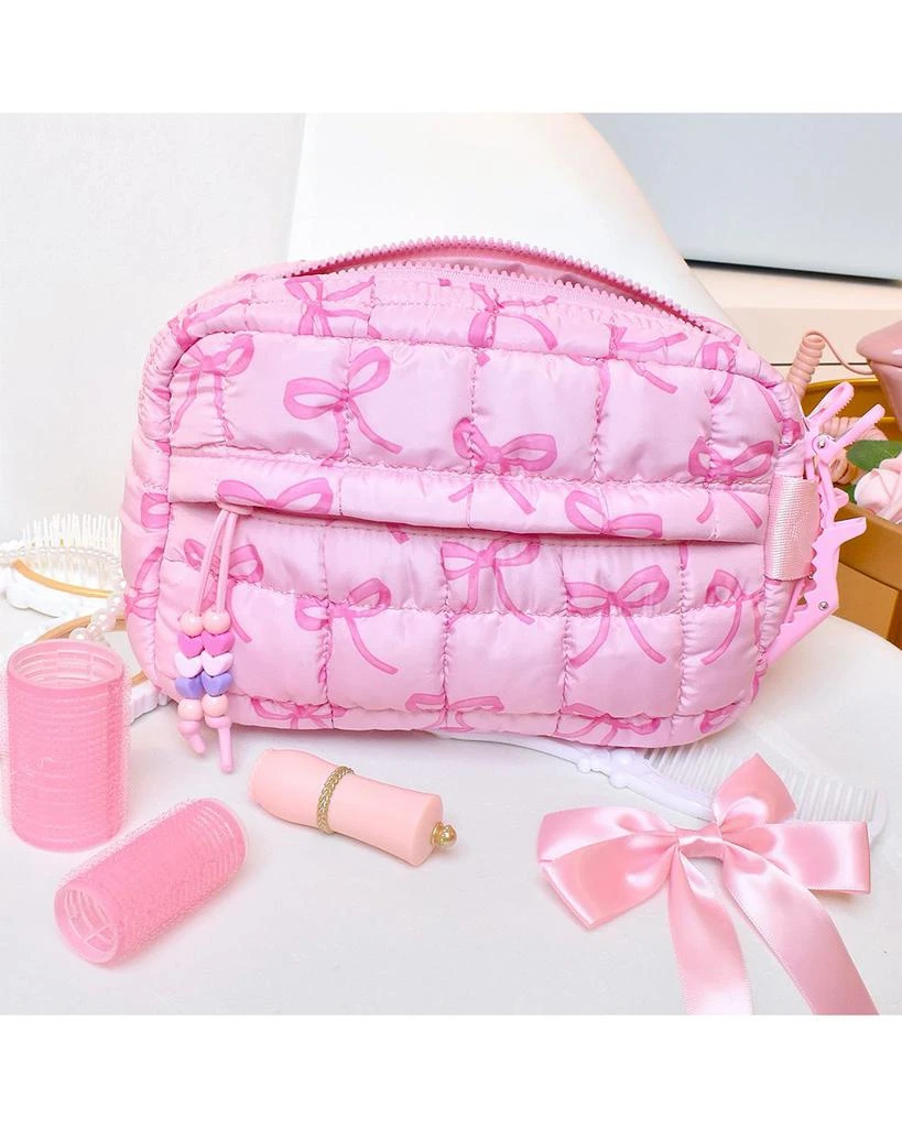OMG! Accessories Bow Print Scrunch Pouch 3