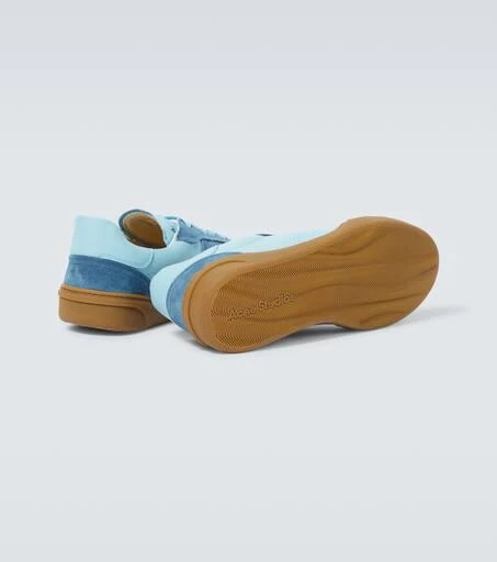 Acne Studios Bars M suede-trimmed sneakers 7
