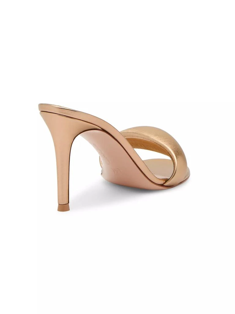 Gianvito Rossi Bijoux 85MM Leather Mules 3