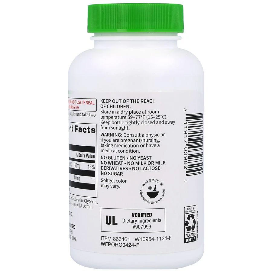 Walgreens Soy Isoflavones 80 mg Softgels 5