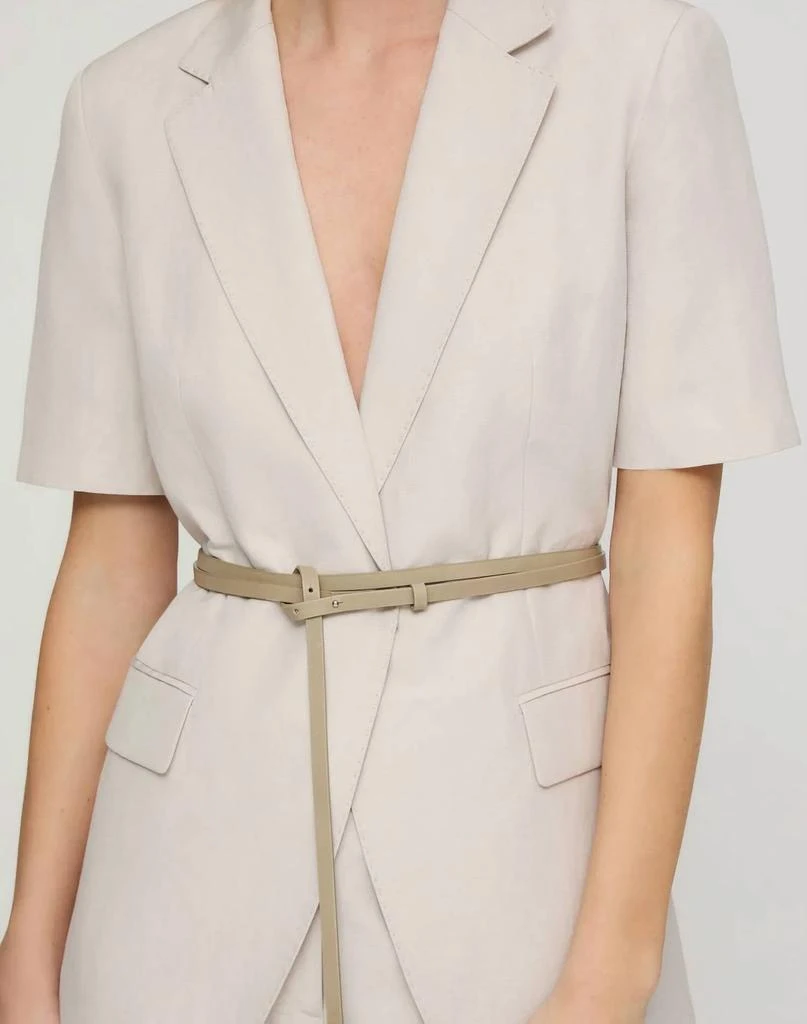 Lafayette 148 Lafayette 148 - Short Sleeves Blazer with Belt 2