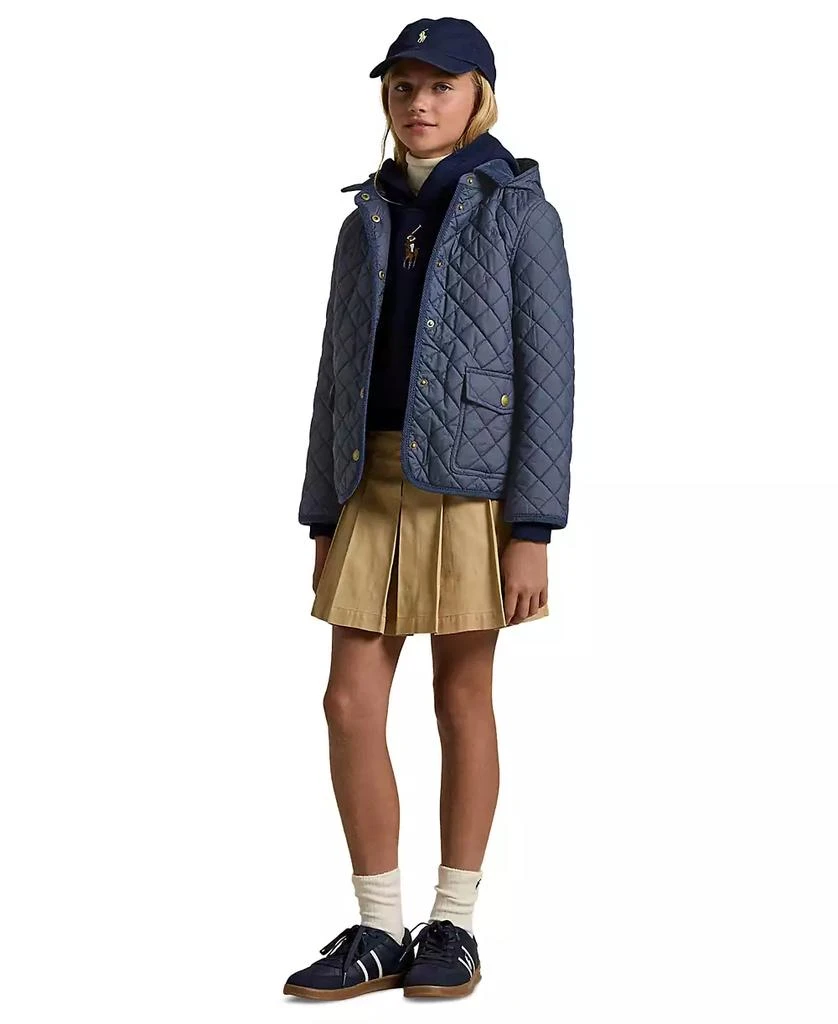 Ralph Lauren Big Girls Quilted Water-Repellent Barn Jacket 2