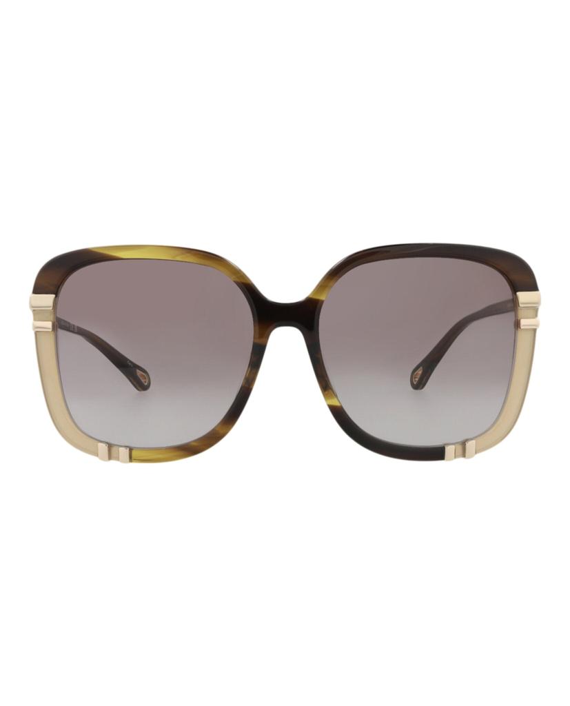 Chloé Oversized square-frame sunglasses - Sunglasses