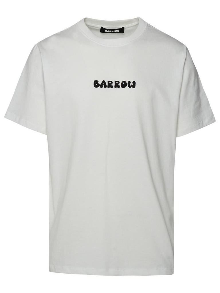 BARROW Barrow White Cotton T-Shirt