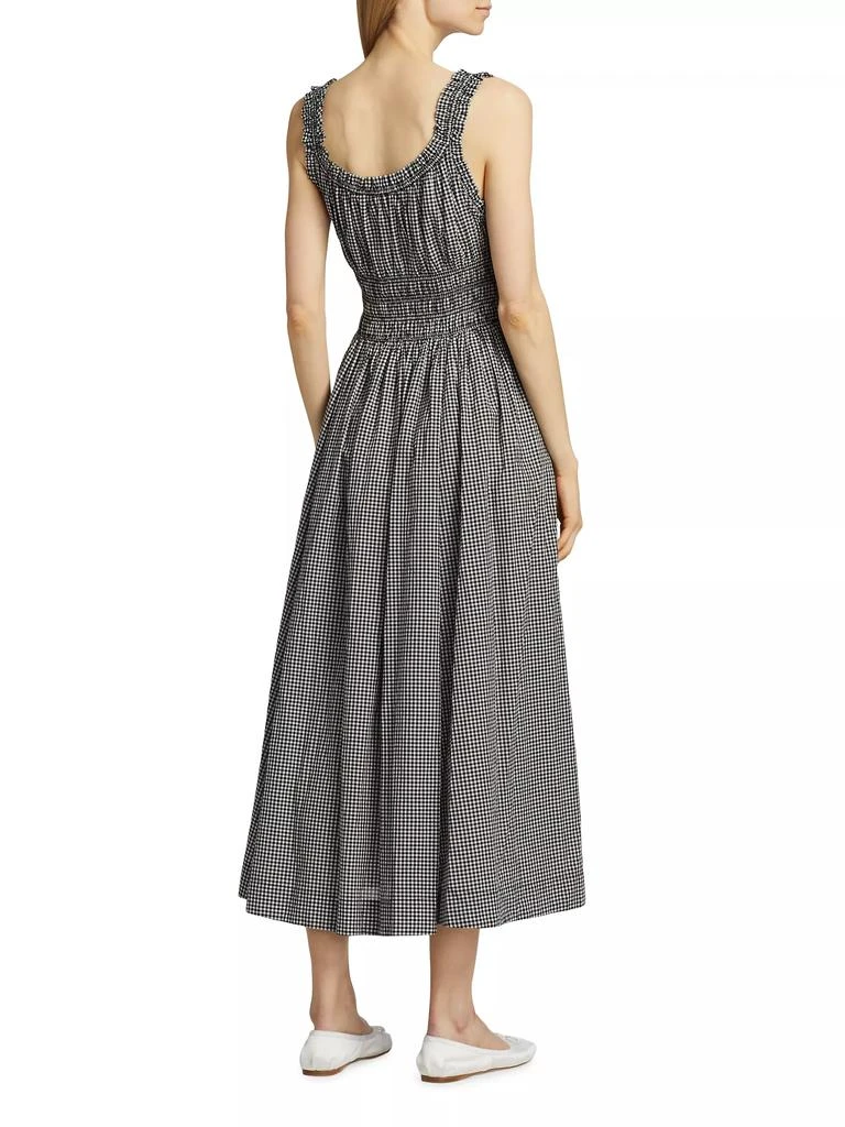 DÔEN Emmaretta Gingham Midi-Dress 5
