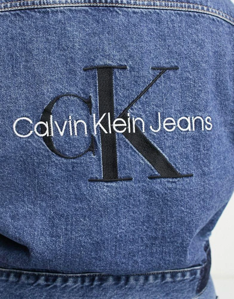 Calvin Klein Jeans Calvin Klein Jeans Plus 90s denim jacket in indigo 4