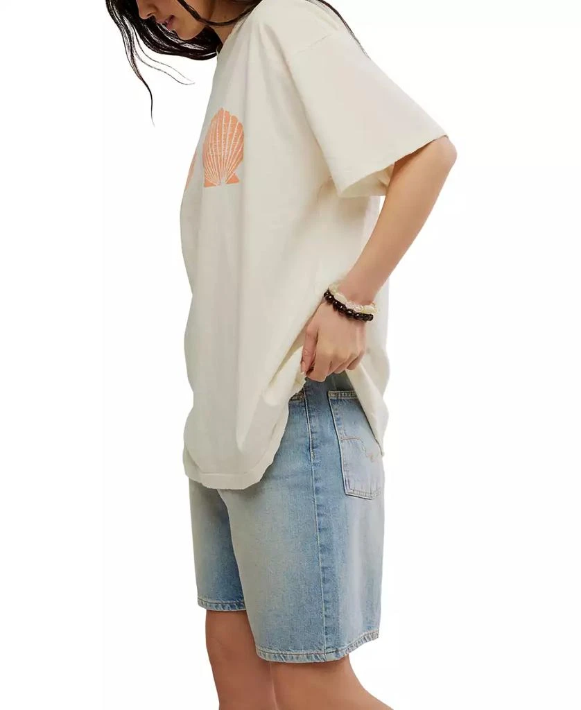 Free People Women's Shell Graphic Cotton Short-Sleeve T-Shirt 3