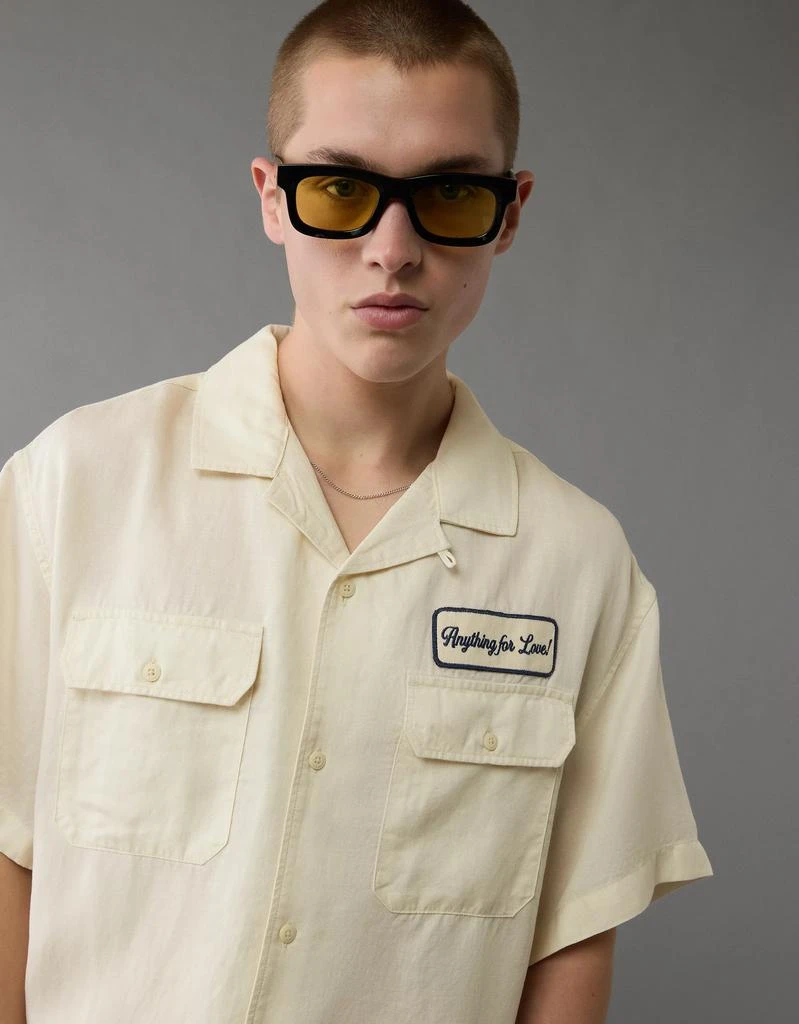 AE AE Pride Poolside Embroidered Button-Up Shirt 2