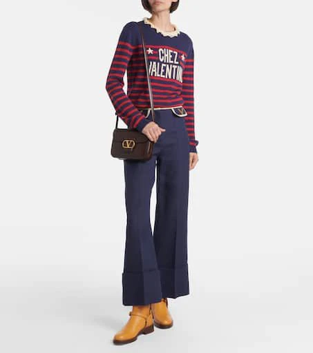 Valentino VLogo leather ankle boots 3