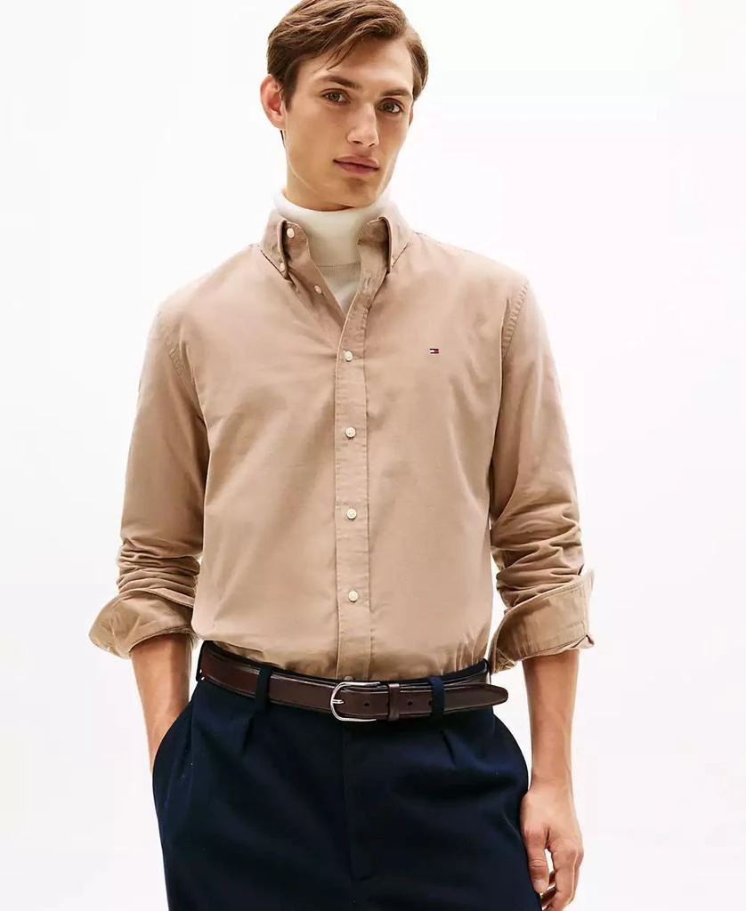 Tommy Hilfiger Men
s Regular-Fit Solid Corduroy Shirt
