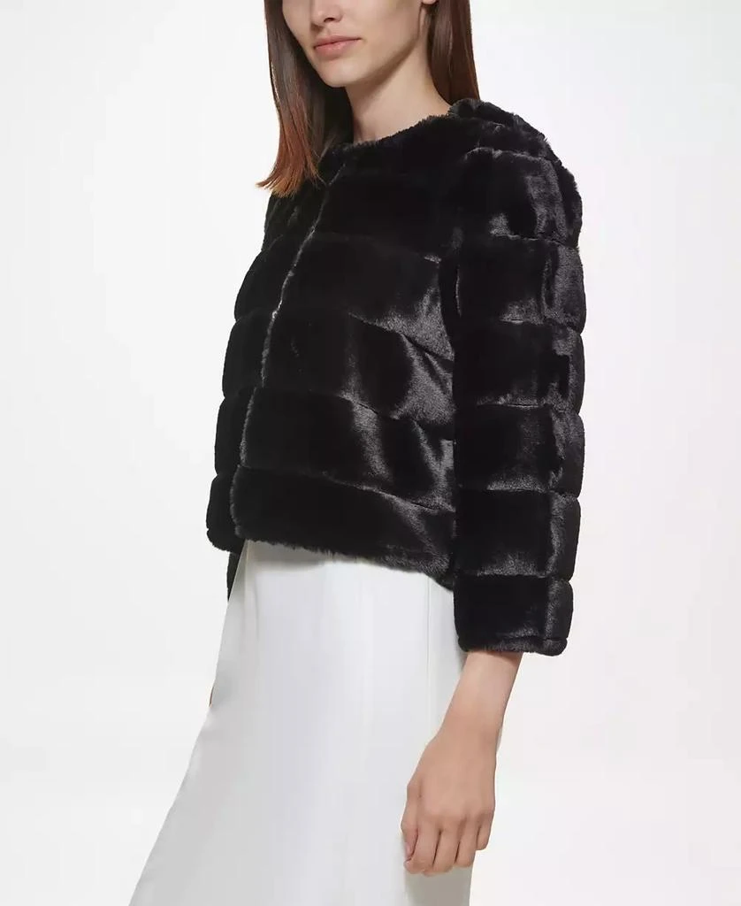 Calvin Klein Women's Textured Long Sleeve Cardigan Sweater 3
