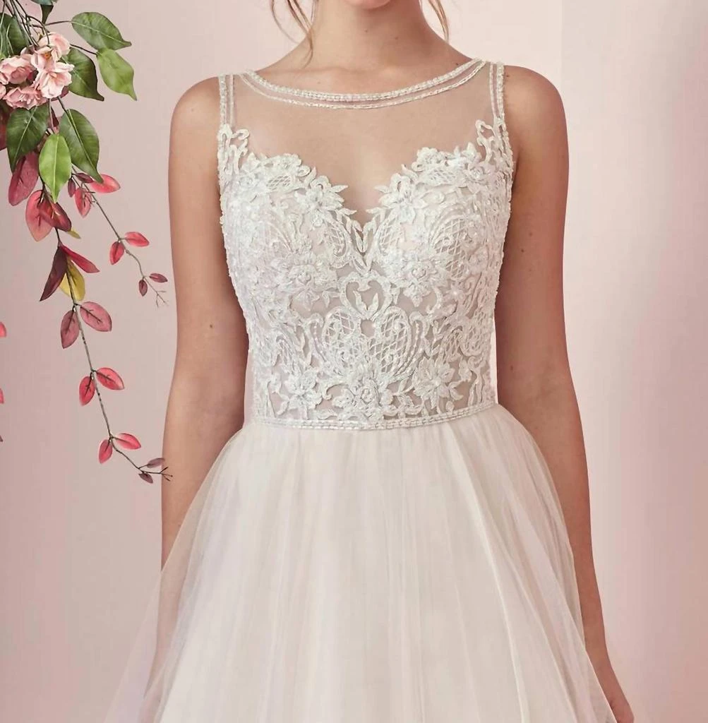 Rebecca Ingram Eliza Wedding Gown In Ivory 5