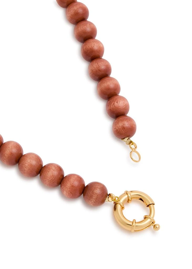 Timeless Pearly Fish wooden-beaded necklace 3