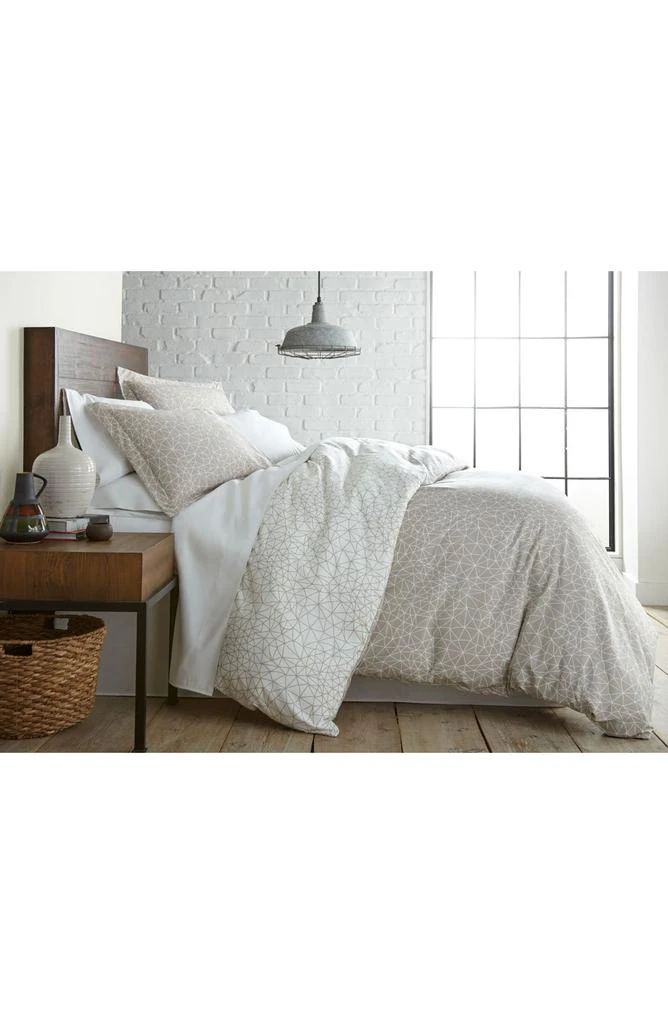 SOUTHSHORE FINE LINENS Modern Geometric Maze - Luxury Premium Oversized Duvet Cover Set 3
