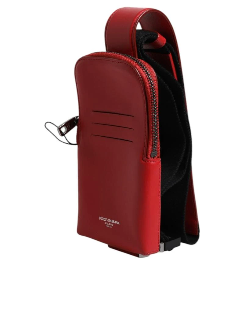 Dolce 
Gabbana Leather Logo Zip Around Card Holder Wide Strap Men
s Wallet (Pre-Owned) 2