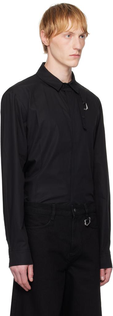 Heliot Emil Black Corrosion Shirt