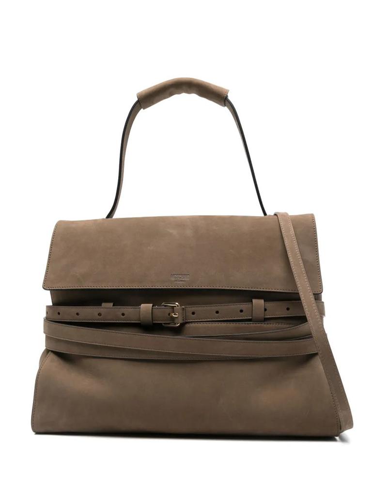 【関税込み】Moschino タン スモール Moschino Tie Me バッグ Moschino Tie Me bag Small | Moschino
