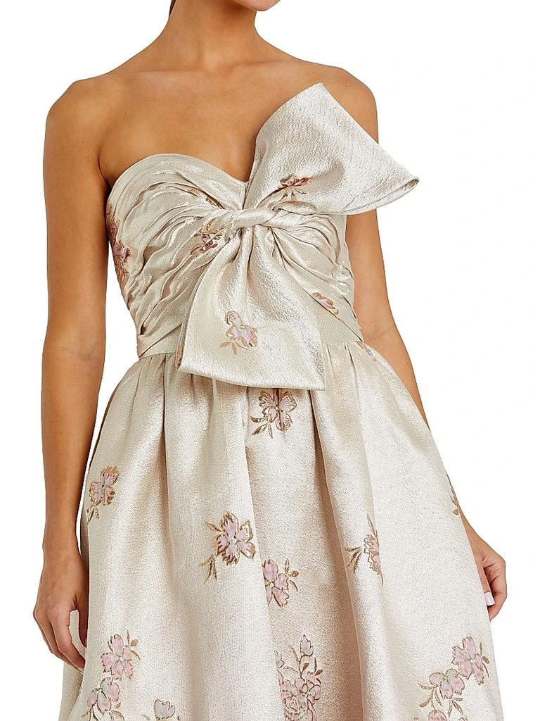 Mac Duggal Evening Brocade Strapless Gown 3